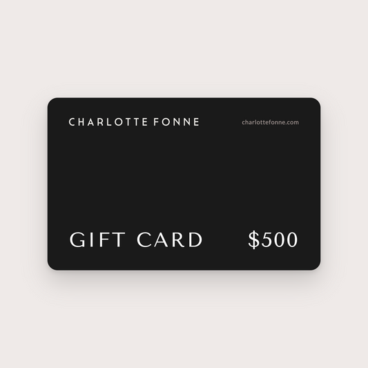 Charlotte Fonne gift card, $500