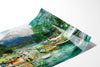 Close up of the Afternoon Walk at Lake Annecy fine art photograph printed on Fuji Crystal DP II paper, showing the lake and the boats