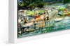 Afternoon Walk at Lake Annecy photograph under acrylic glass with white floater frame, close up detail