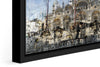Basilica di San Marco photograph under acrylic glass with black floater frame, close up detail