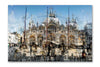 Basilica di San Marco Venice photograph mounted under acrylic glass, front view