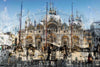 Basilica di San Marco photography print by Charlotte Fonne, Saint Mark's Basilica in Venice, layered fine art from the Broken Series