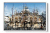 Basilica di San Marco Saint Mark's Basilica photograph under acrylic glass with white floater frame, 16 by 24 inch artwork