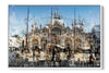 Basilica di San Marco Venice photograph under acrylic glass with white floater frame, 24 by 36 inch artwork