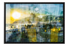 Cidade Maravilhosa Ipanema photograph under acrylic glass with black floater frame, 16 by 24 inch artwork