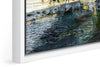 Cidade Maravilhosa photograph under acrylic glass with white floater frame, close up detail