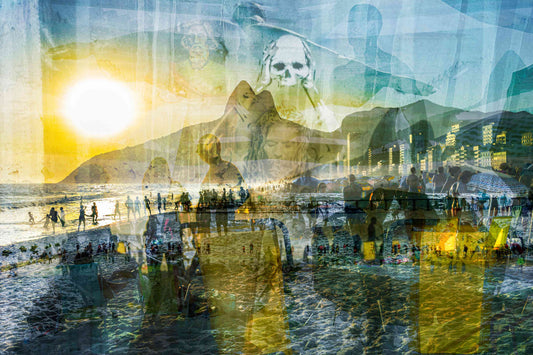 Cidade Maravilhosa Rio de Janeiro photography print by Charlotte Fonne, layered fine art from the Breathe Series