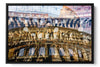 Colosseo Roman Colosseum photograph under acrylic glass with black floater frame, 16 by 24 inch artwork