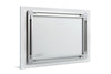 Back view of a fine art photograph mounted on aluminum dibond under acrylic glass, ready to hang