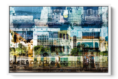 Hermosa Cuba Havana Cuba photograph under acrylic glass with white floater frame, 16 by 24 inch artwork