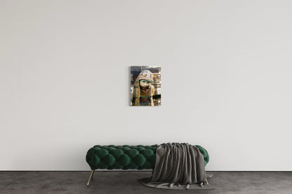 Ladakhi Girl Lost in Kalpa limited edition portrait photography print shown at 15 by 20 inches