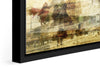 Meknes Medina photograph under acrylic glass with black floater frame, close up detail
