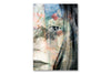 Mirror self portrait photograph mounted under acrylic glass, front view