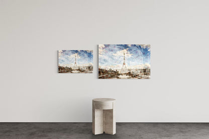 My Paris limited edition photography print shown in two sizes, 16 by 24 and 24 by 36 inches