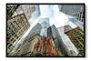 Old State House Boston photograph under acrylic glass with black floater frame, 24 by 36 inch artwork