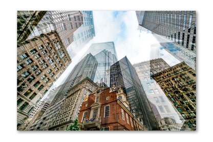 Old State House Boston photograph mounted under acrylic glass, front view