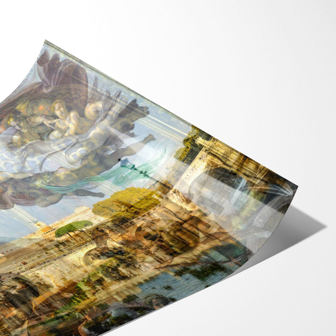 Square close up of the Renaissance fine art photograph, showing the detail held in the Fuji Crystal DP II paper