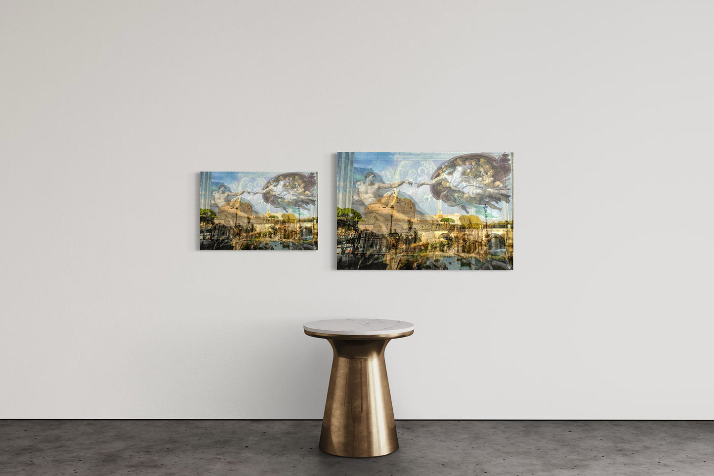Renaissance limited edition photography print shown in two sizes, 16 by 24 and 24 by 36 inches