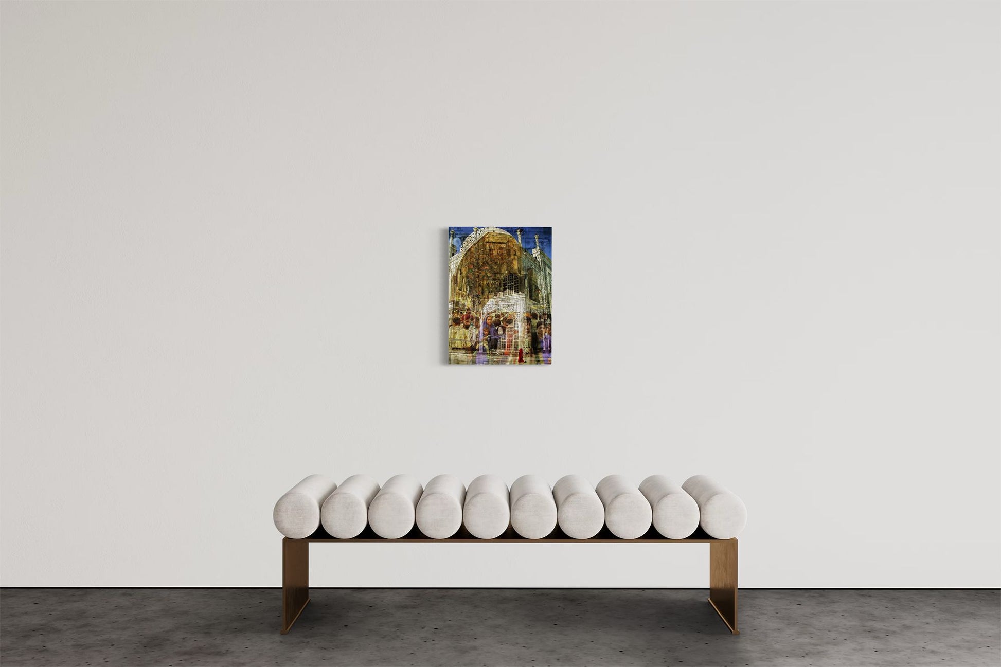 Rhythm of India Taj Mahal photography print shown at 15 by 20 inches