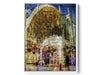 Rhythm of India Agra photograph under acrylic glass with white floater frame, 15 by 20 inch artwork