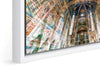 Scrovegni Chapel photograph under acrylic glass with white floater frame, close up detail