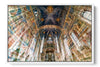 Scrovegni Chapel Giotto frescoes photograph under acrylic glass with white floater frame, 16 by 24 inch artwork