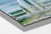 The Breakwater photograph mounted on aluminum dibond under acrylic glass, close detail