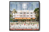 The Cardozo Ocean Drive photograph under acrylic glass with black floater frame, larger sizes