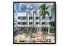 The Carlyle Ocean Drive photograph under acrylic glass with black floater frame, larger sizes