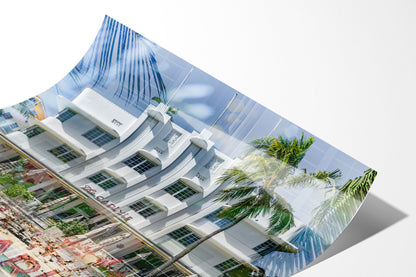 Close up of The Carlyle fine art photograph printed on Fuji Crystal DP II paper, showing layered Art Deco detail