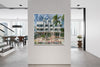 The Carlyle layered photography print displayed on the wall in a living room interior