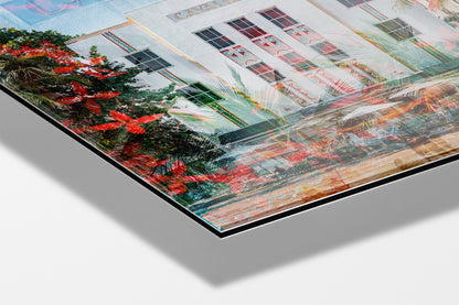 The Cavalier photograph mounted on aluminum dibond under acrylic glass, close detail