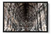 Trinity Library Trinity College Dublin photograph under acrylic glass with black floater frame, 16 by 24 inch artwork